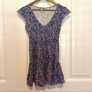 Decree Blue Floral Girl’s Flowy Dress